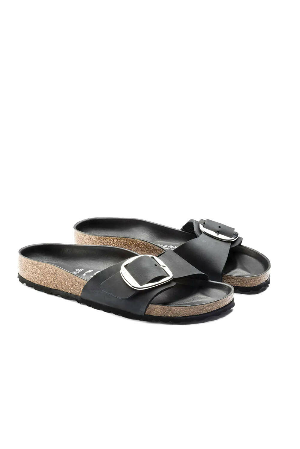  Birkenstock Madrid Big Buckle Black Woman - 2