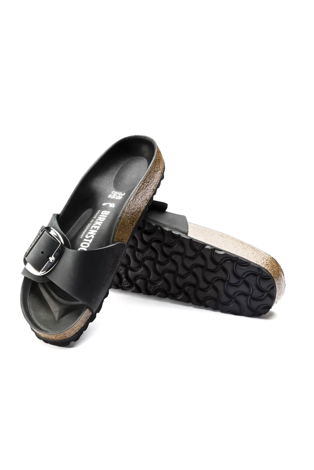  Birkenstock Madrid Big Buckle Black Woman - 3