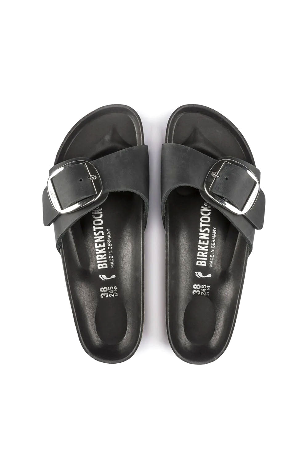  Birkenstock Madrid Big Buckle Black Woman - 4