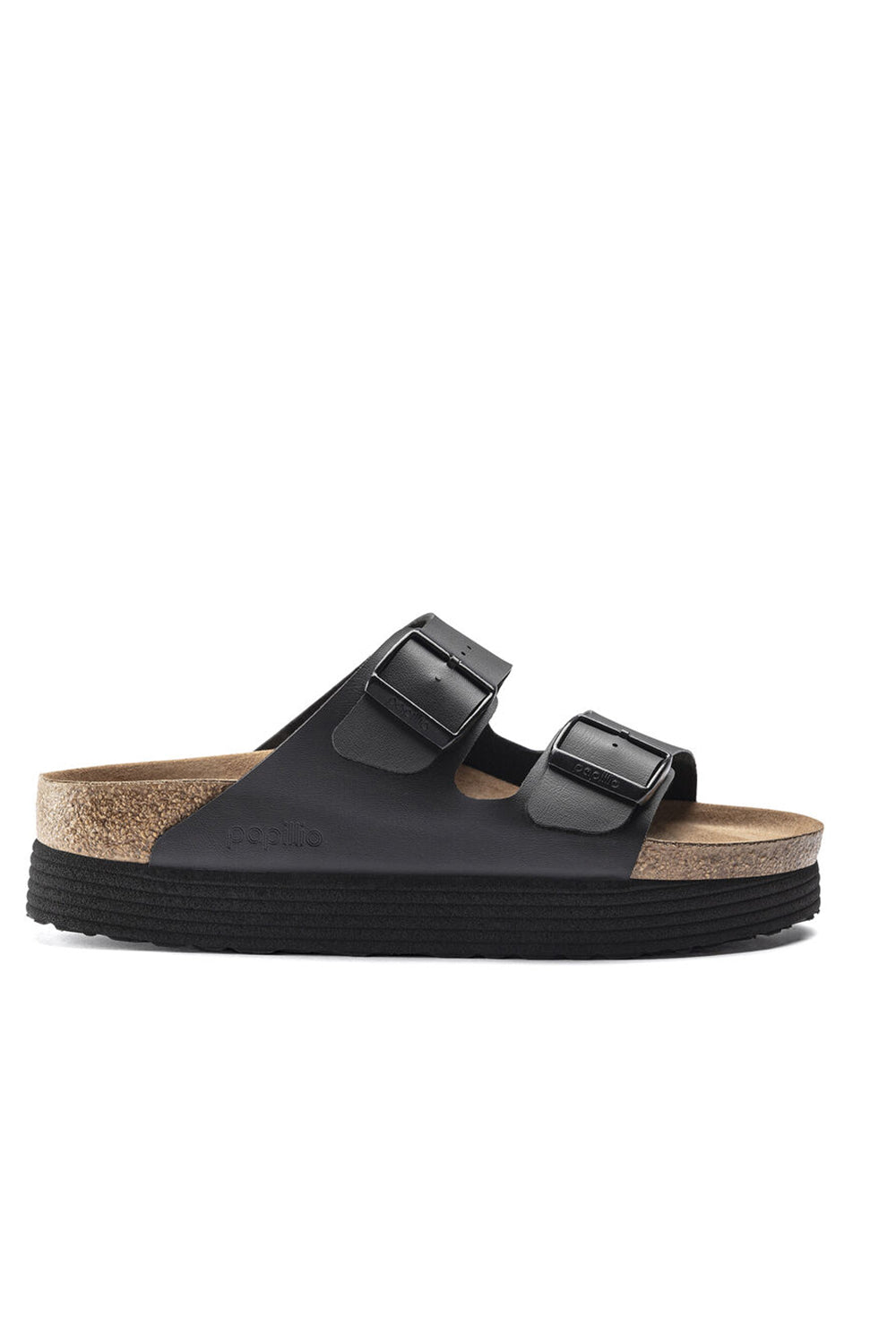  Birkenstock Arizona Platform Vegan Black Woman - 1