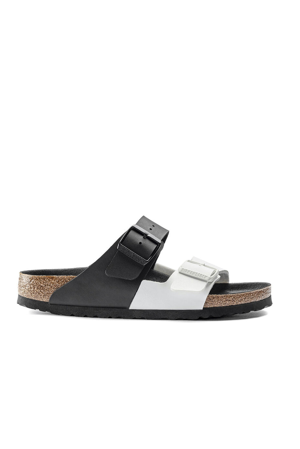  Birkenstock Arizona Split<br/> Black White Woman - 1