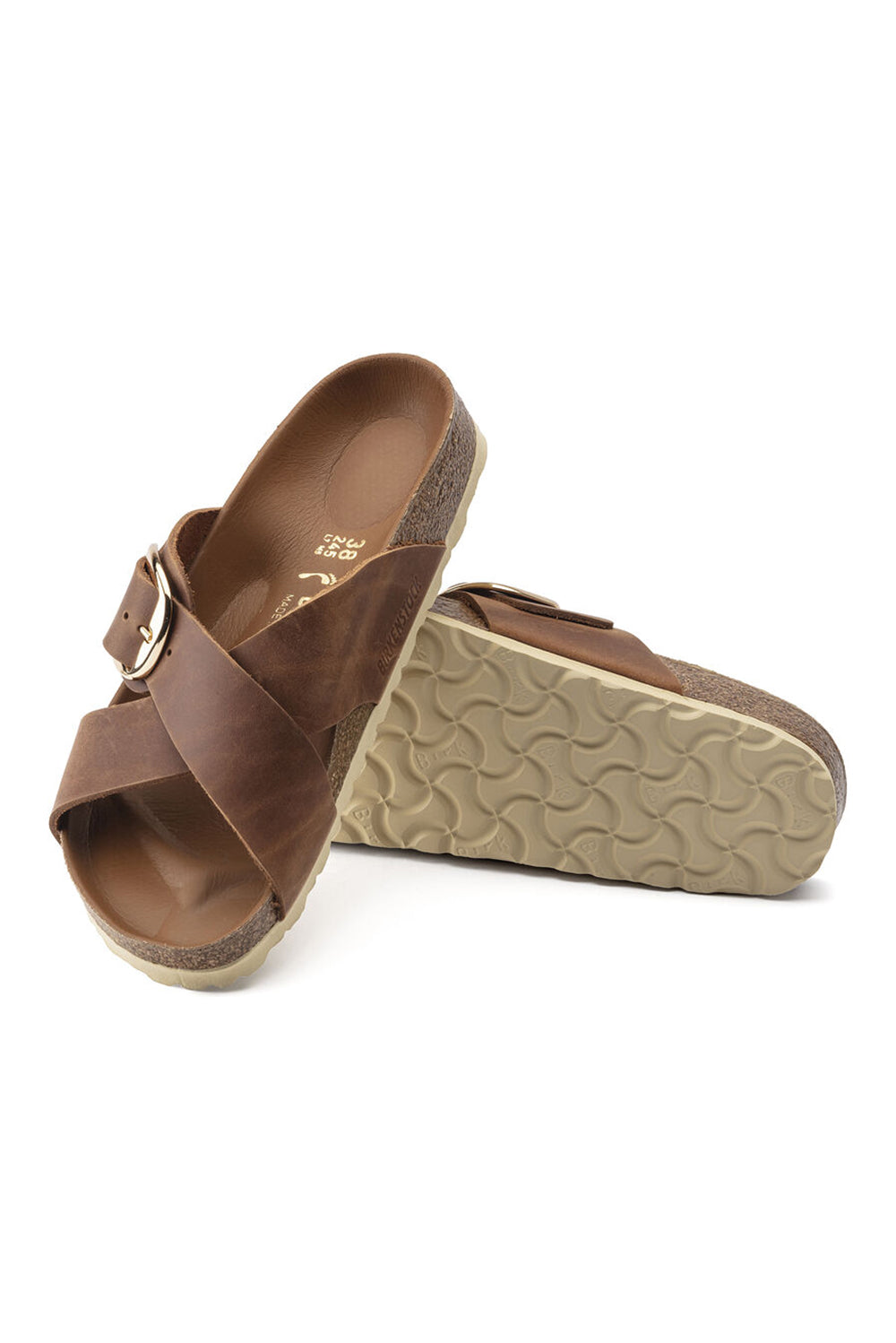  Birkenstock Siena Big Buckle Cognac Woman - 3