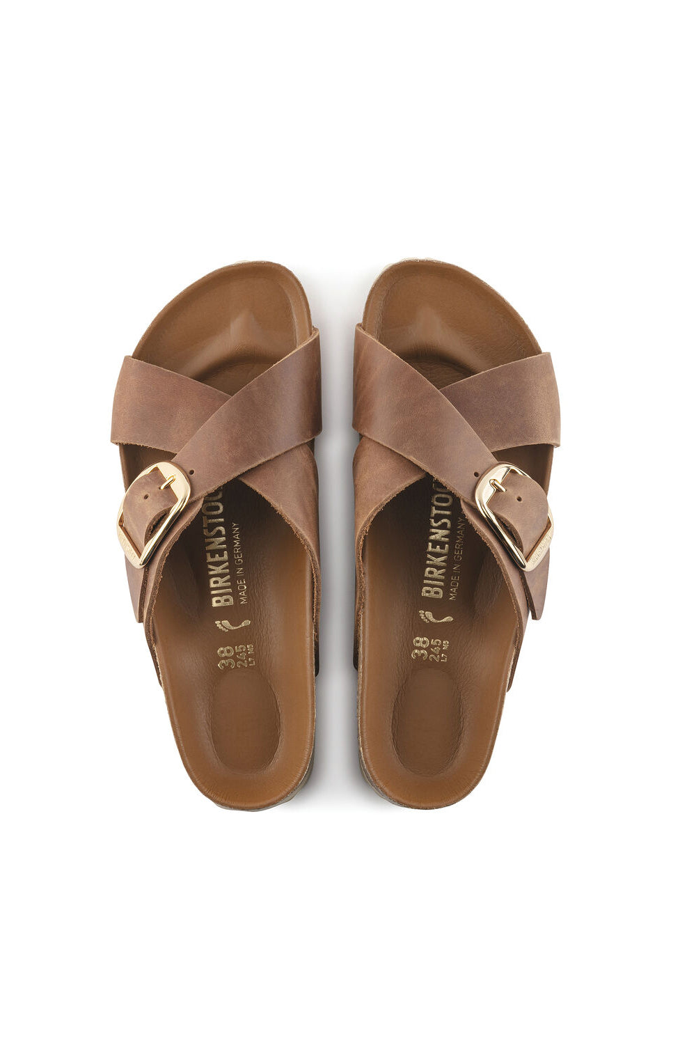  Birkenstock Siena Big Buckle Cognac Woman - 4