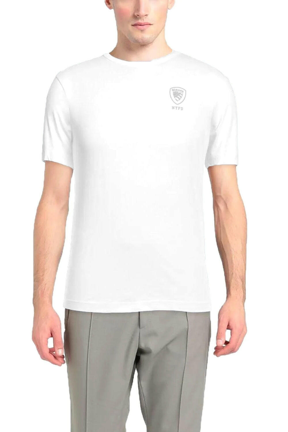  Blauer T-shirt Logo White Uomo - 2