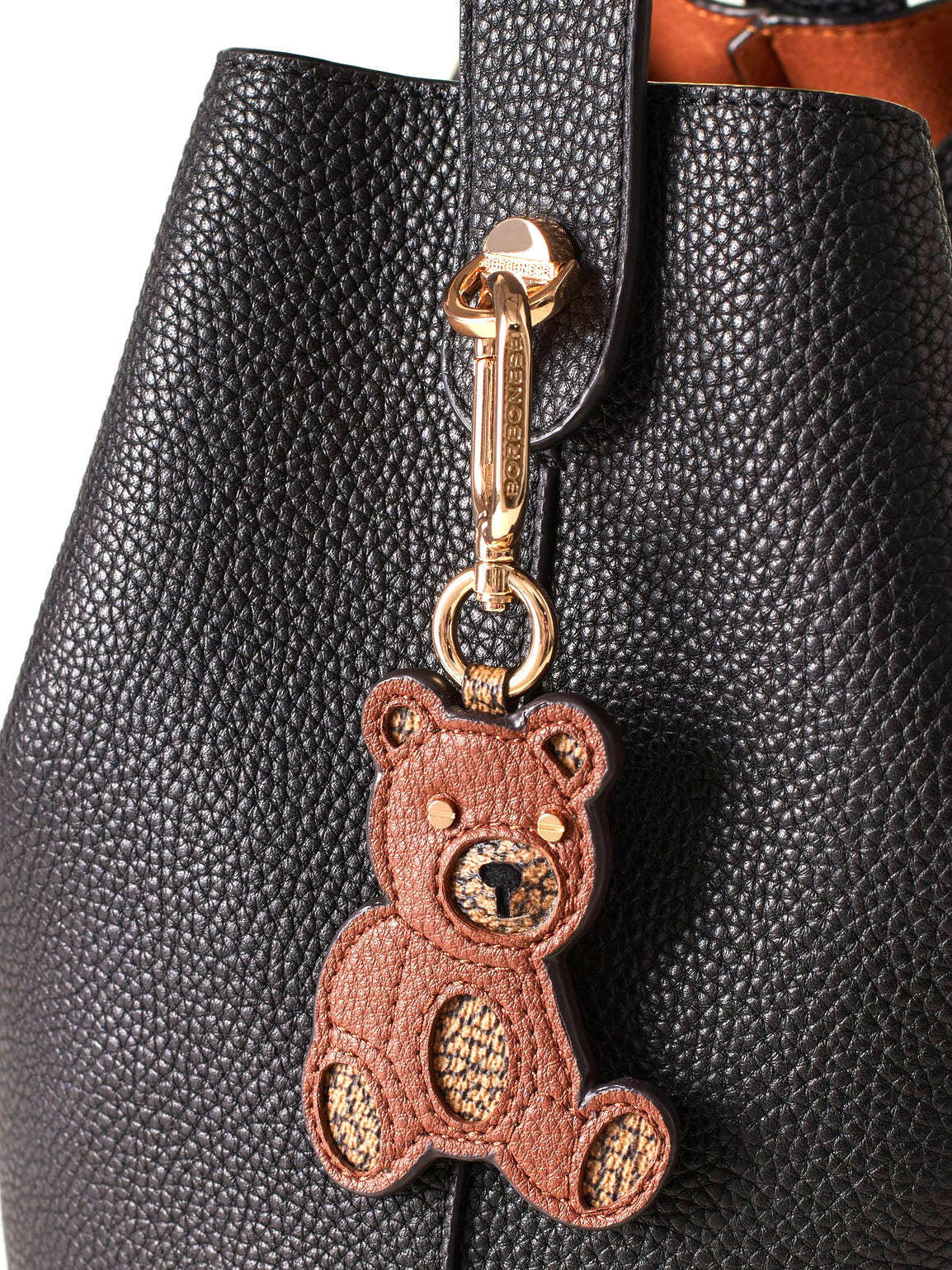  Borbonese Bear Key Ring Marrone Woman - 2