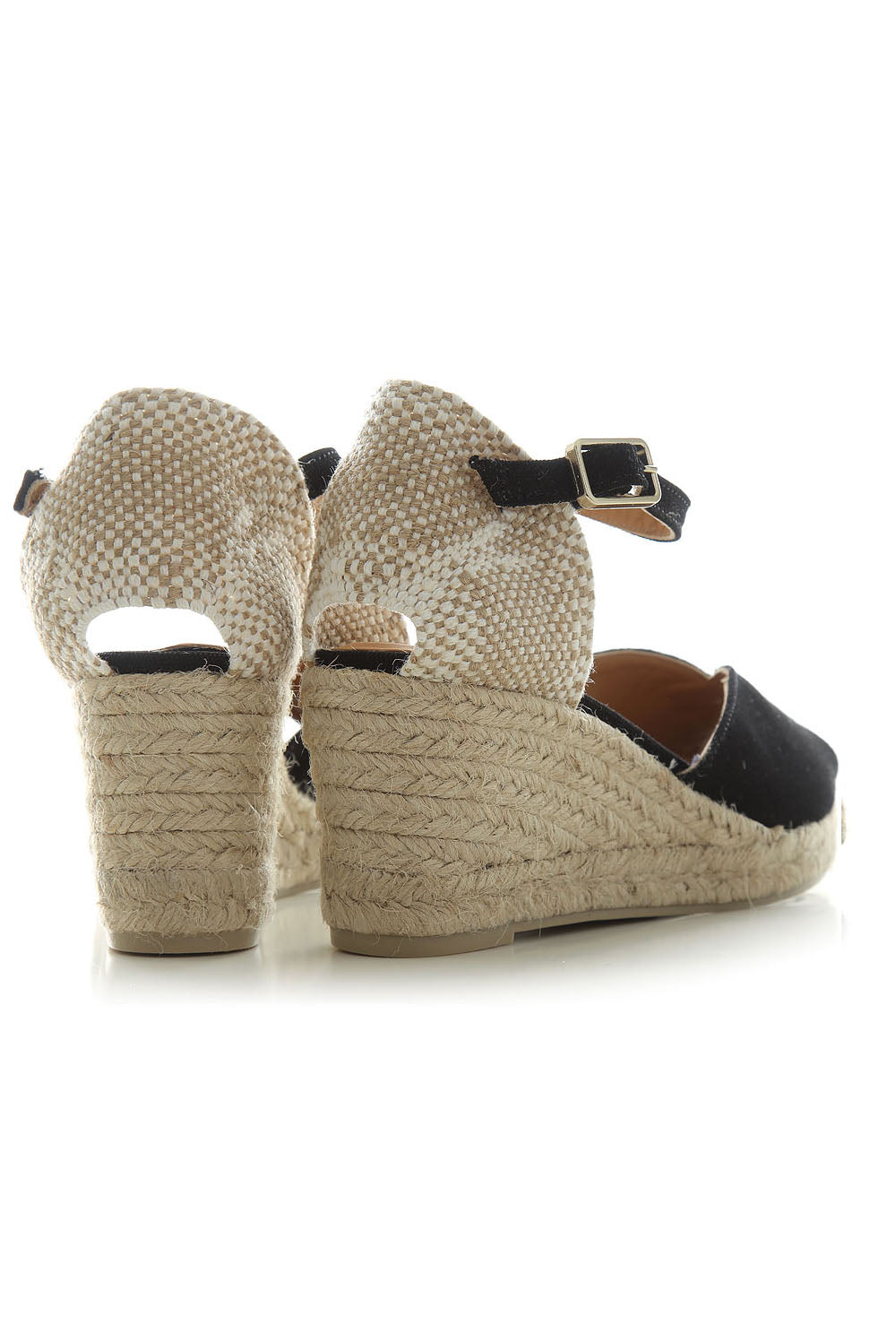  Castaner White Wedge Nero Woman - 3