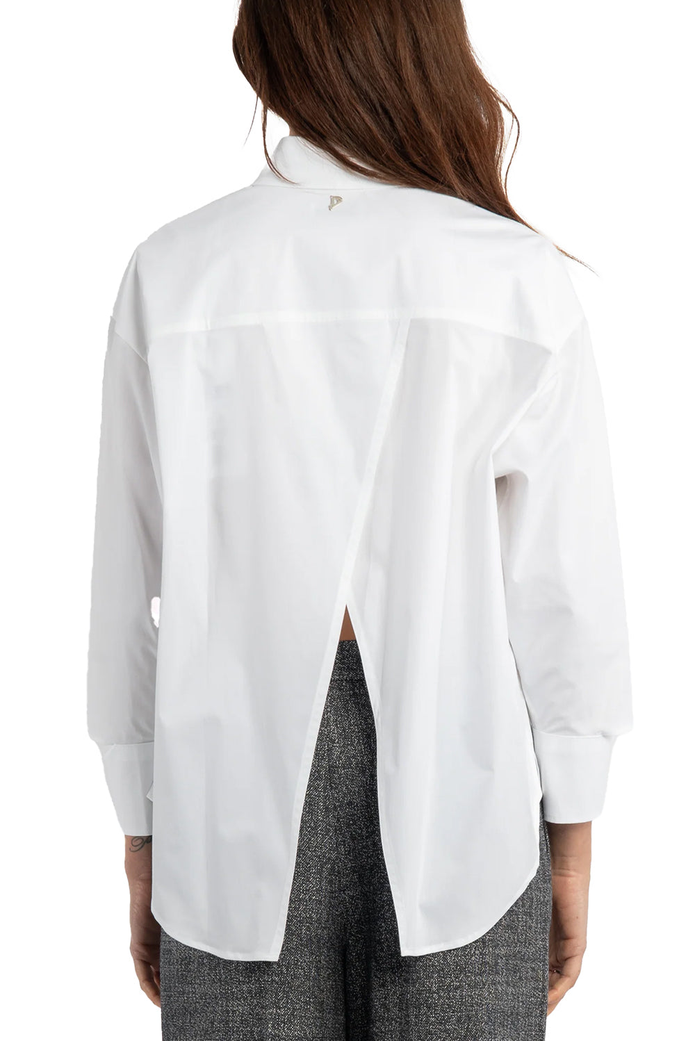  Dondup Oversize Shirt White Woman - 4