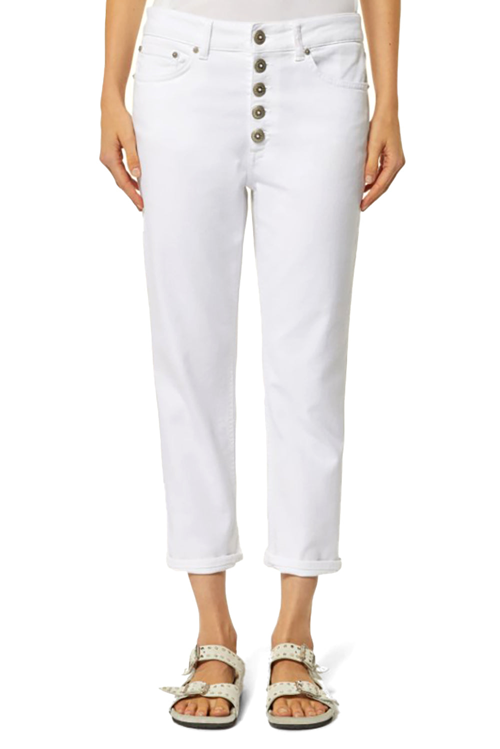  Dondup Koons Trousers White Woman - 2