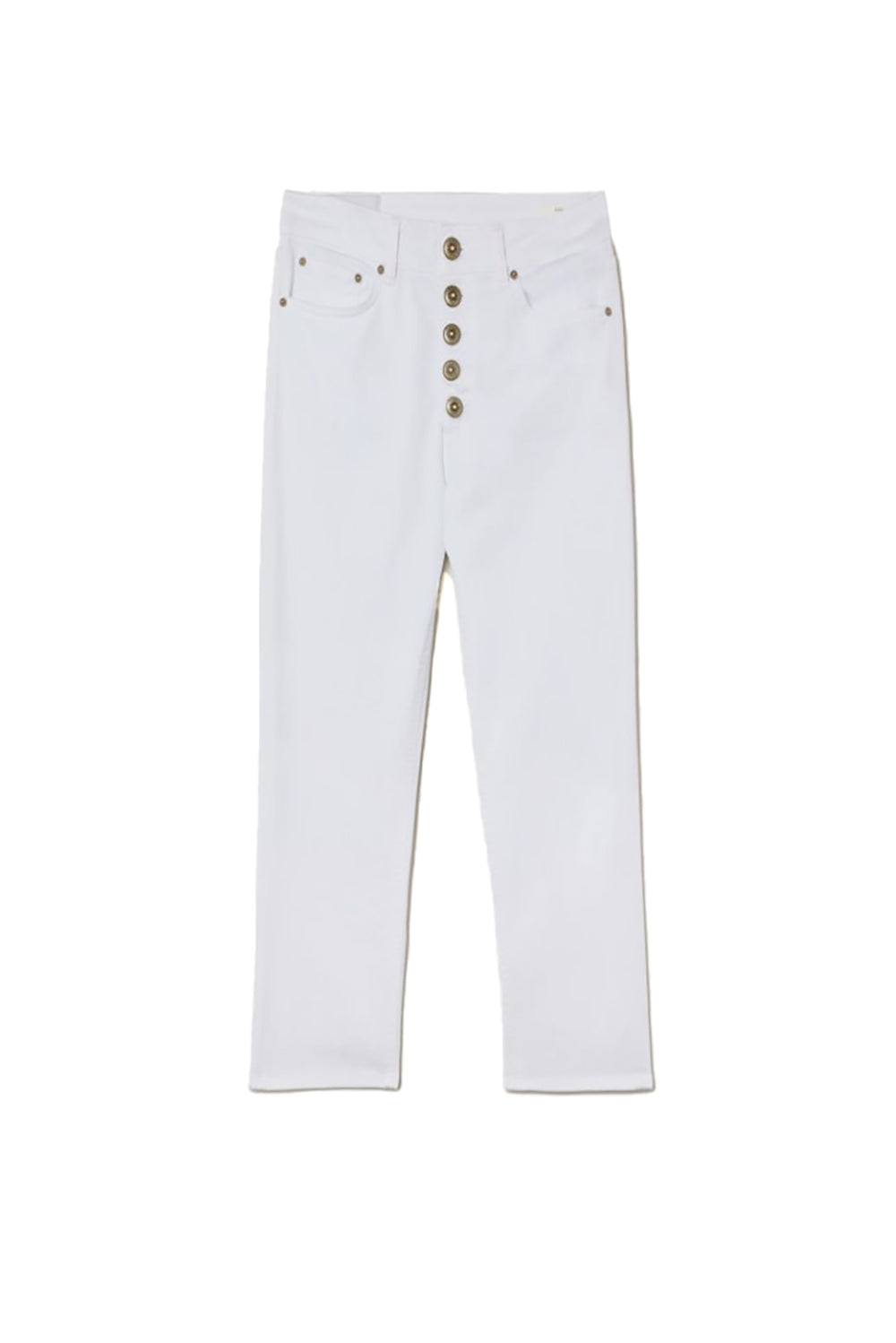  Dondup Koons Trousers White Woman - 1