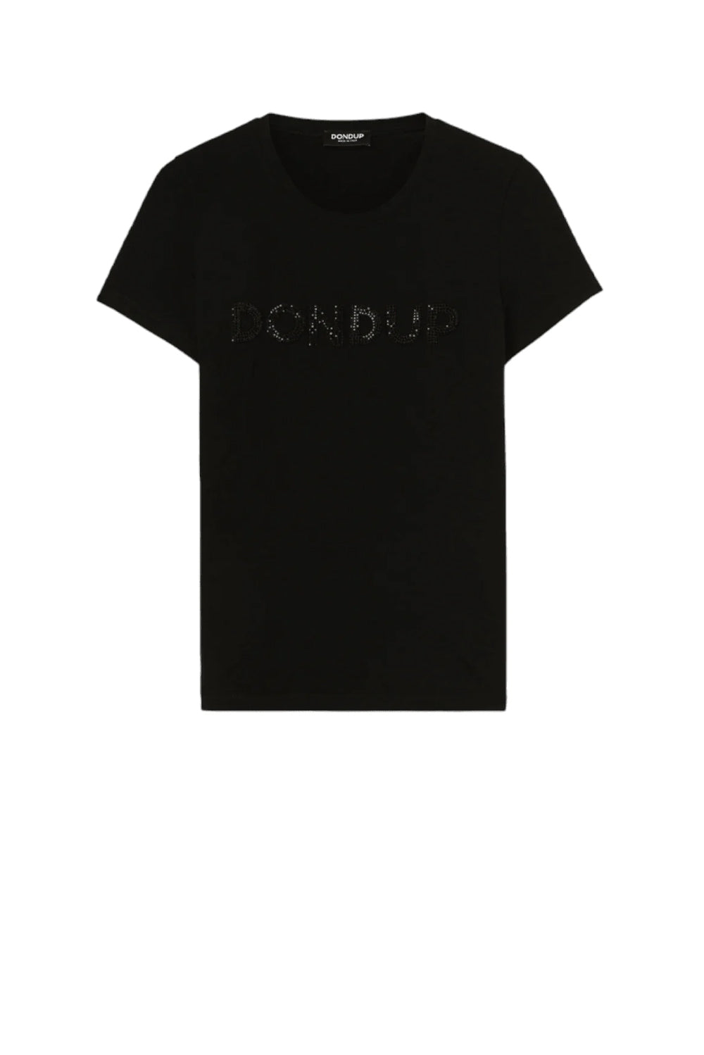  Dondup Crew Neck T-shirt Black Woman - 1