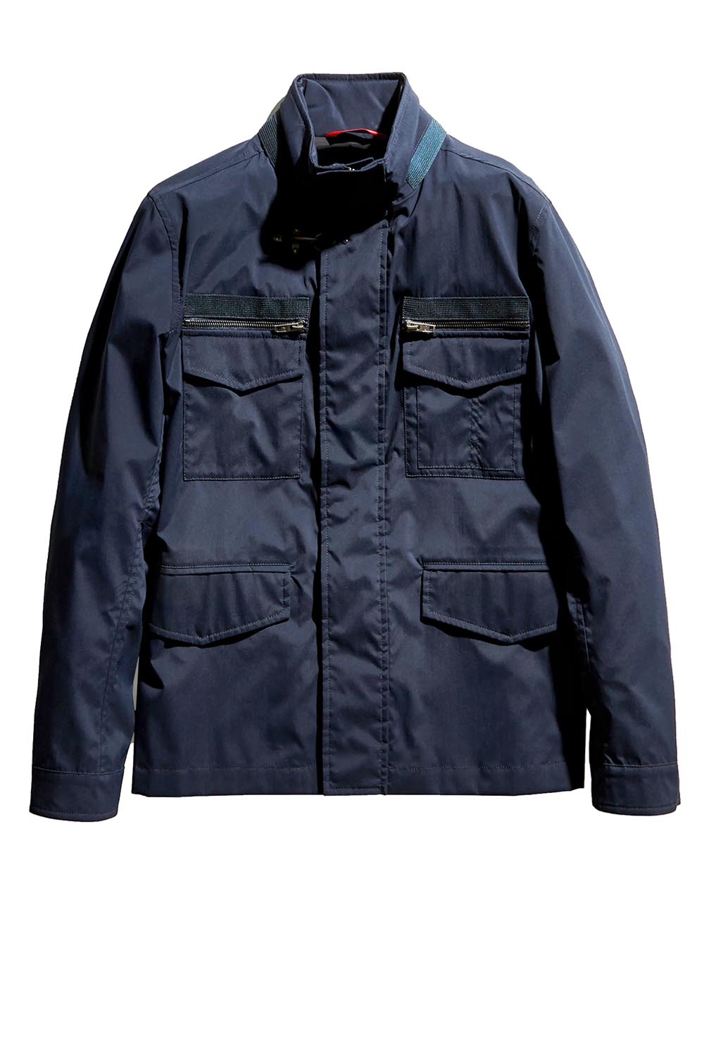  Fay Field Jacket Stretch Navy Uomo - 1