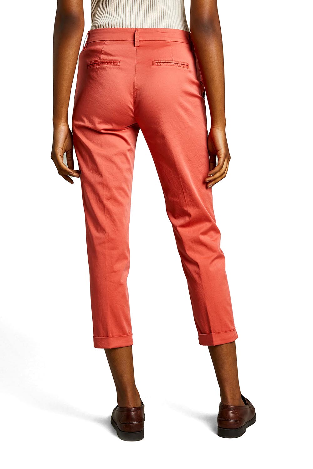  Fay Women's Chino Trousers Coral Woman - 3