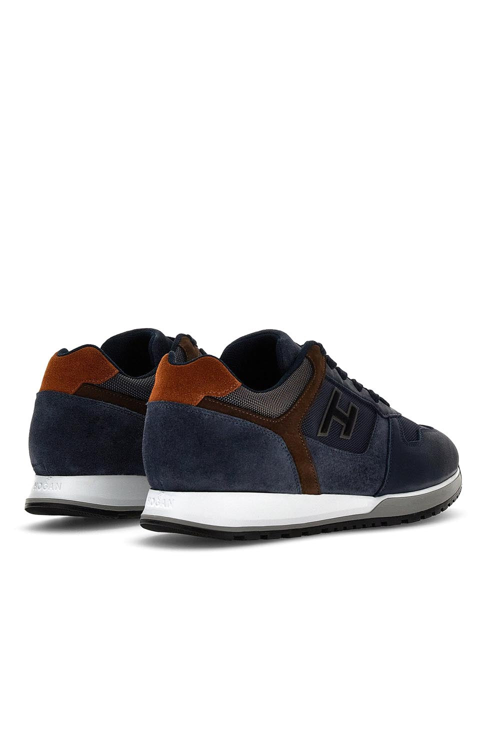  Hogan H321 Sneakers Navy Uomo - 3