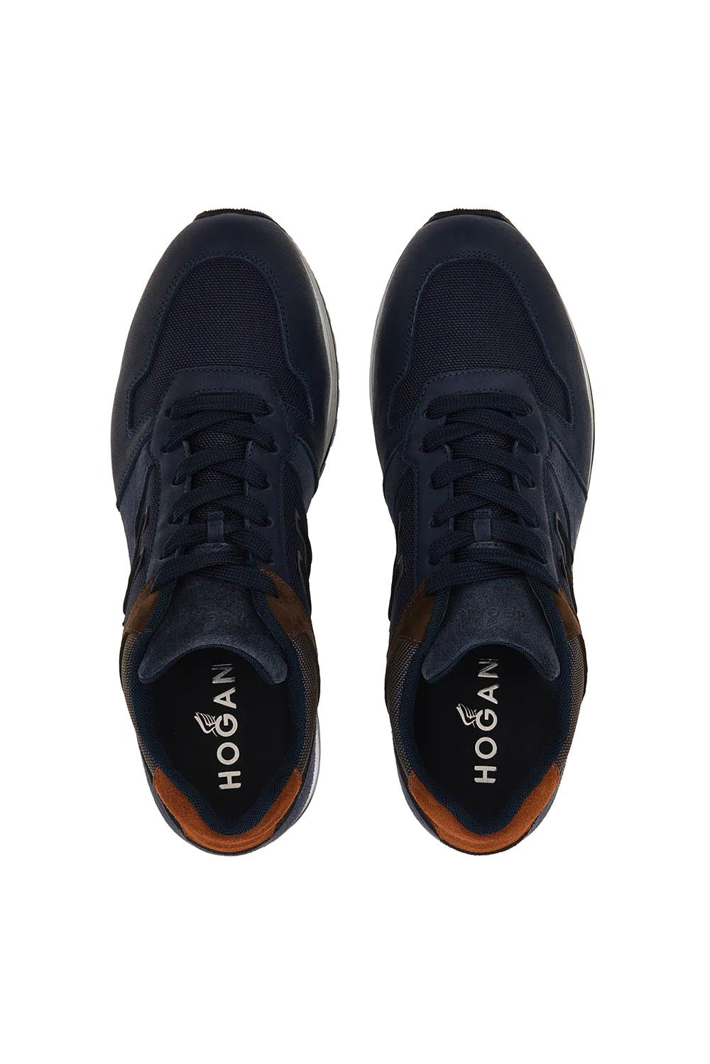  Hogan H321 Sneakers Navy Uomo - 4