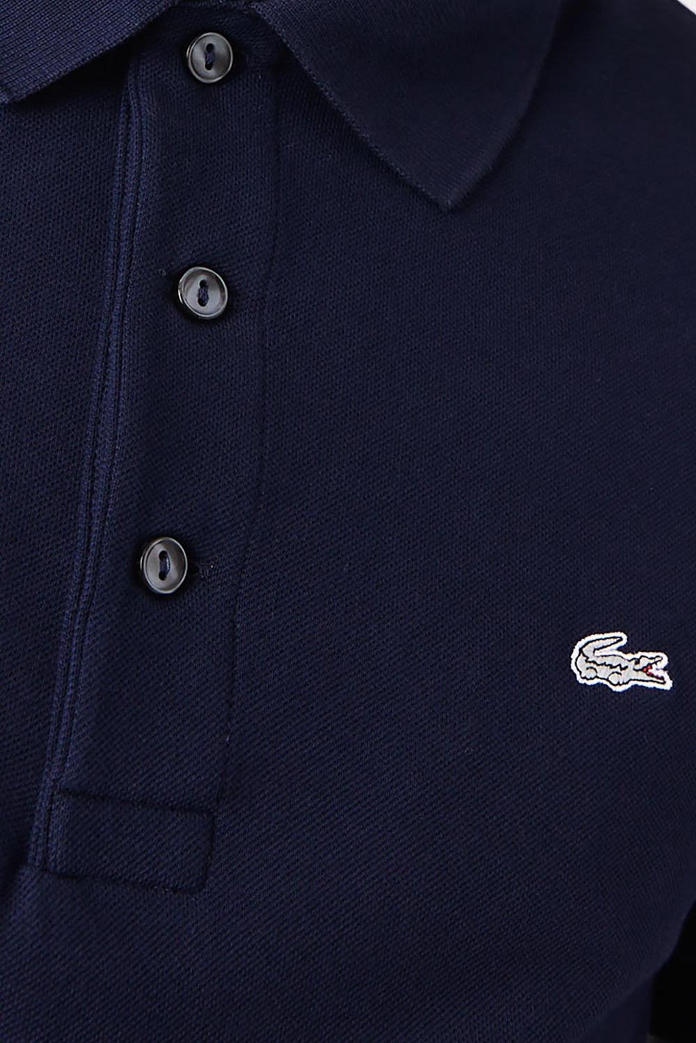  Lacoste Polo Pique' Navy Uomo - 4