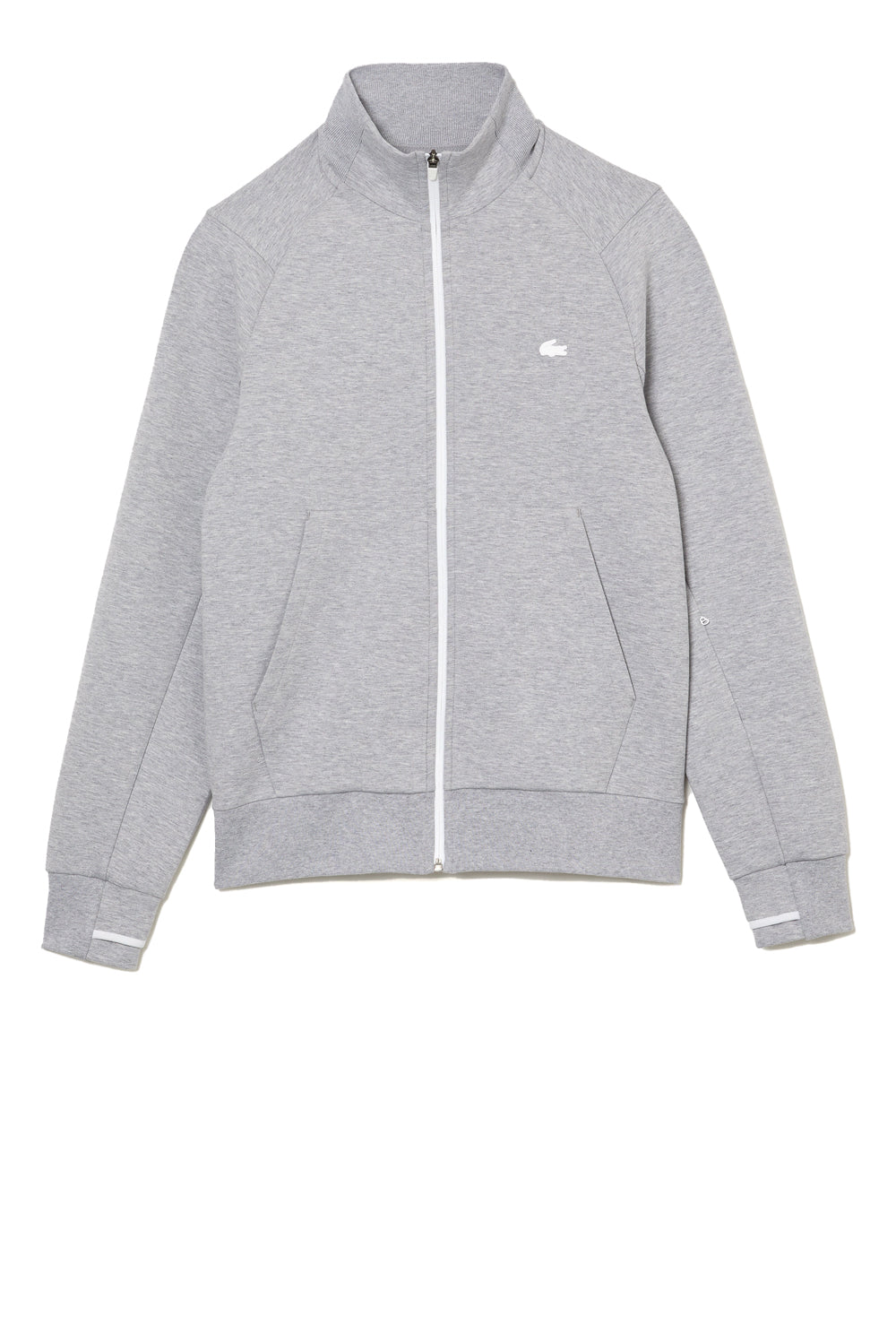  Lacoste Zip-up Sweatshirt Grey Uomo - 1