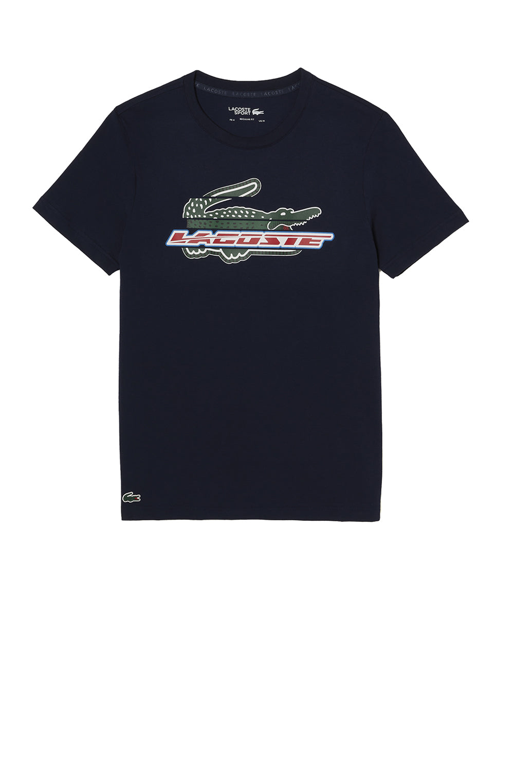  Lacoste Sport Logo T-shirt Navy Uomo - 1