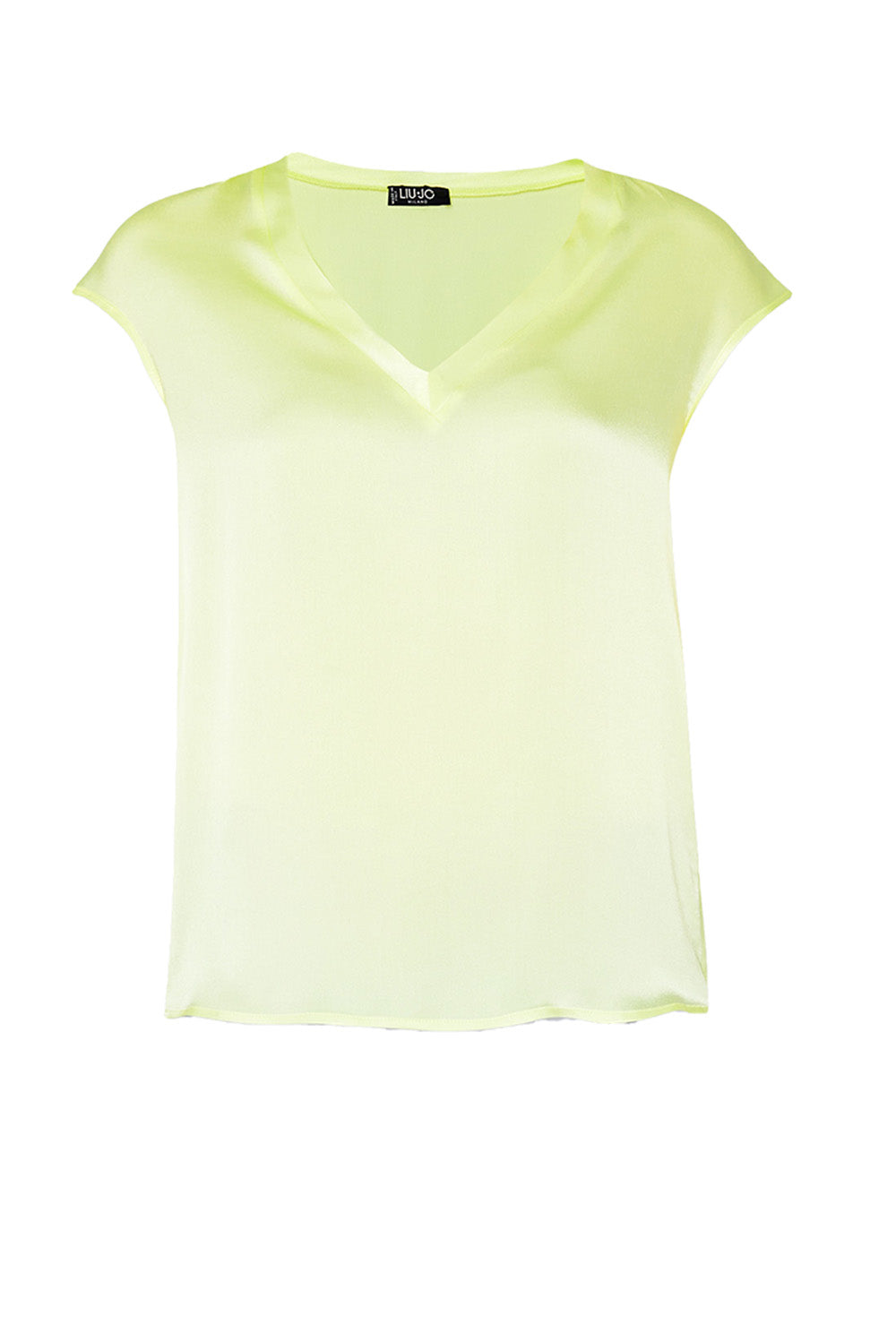  Liu Jo Silk Blend Blouse Limone Woman - 1