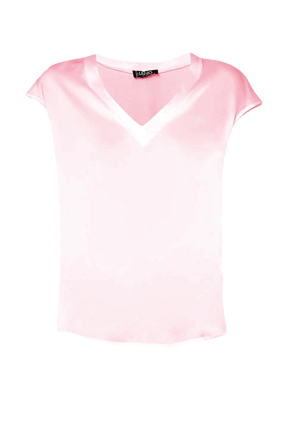  Liu Jo Blusa In Misto Seta Pink Woman - 1