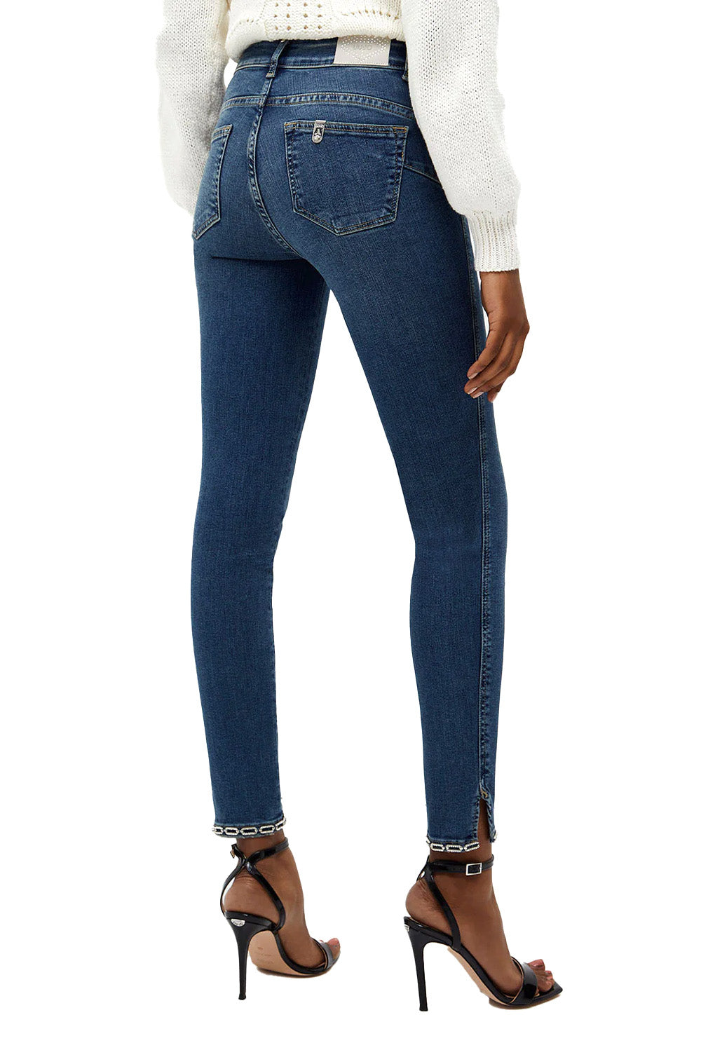  Liu Jo Bottom Up Skinny Jeans Denim Woman - 3