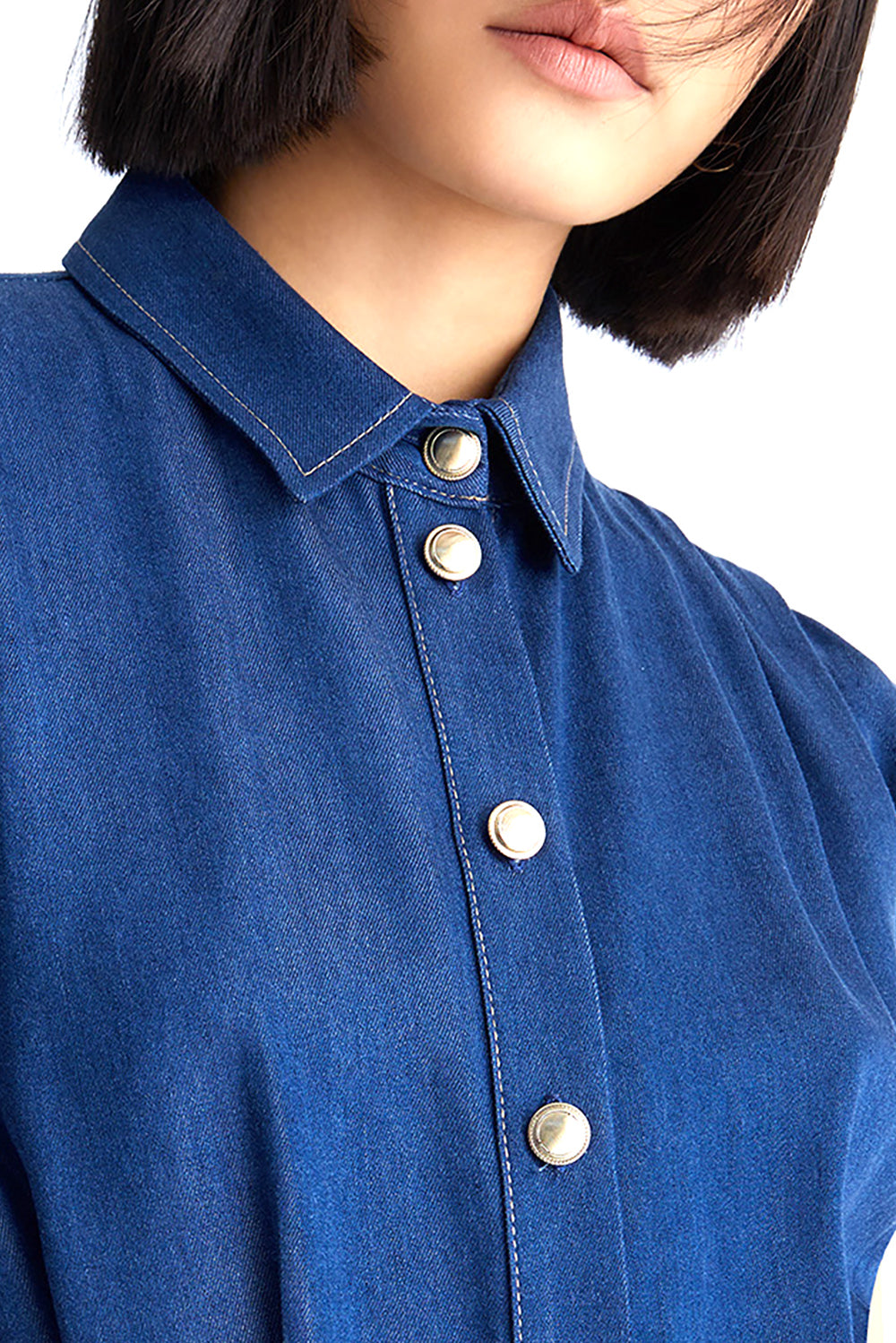  Liu Jo Denim Shirt Dress Woman - 4