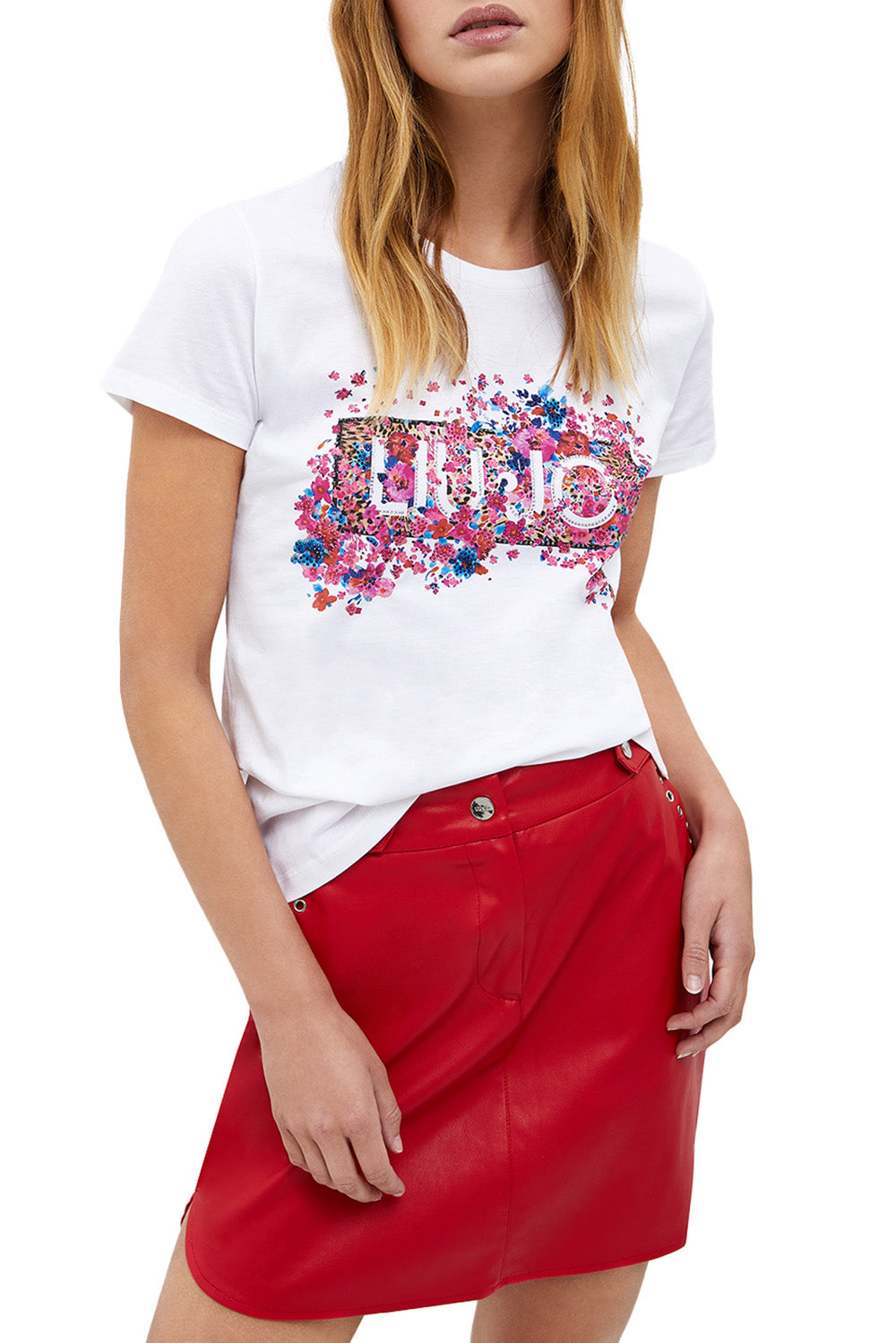  Liu Jo T-shirt With Logo Bianco Woman - 2