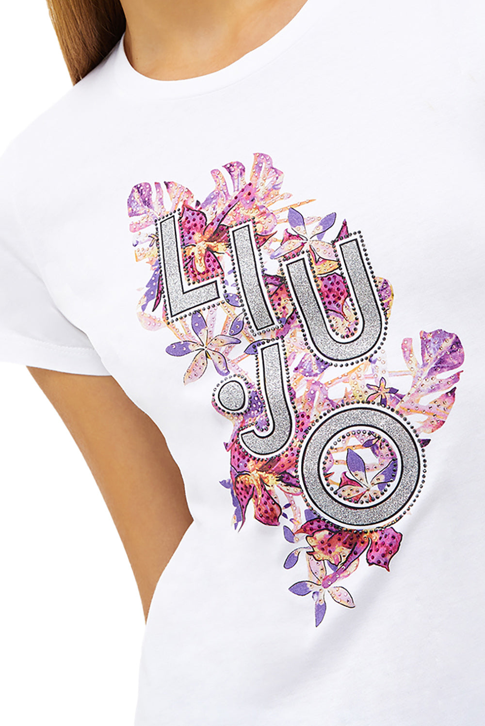  Liu Jo T-shirt Con Logo Bianco Woman - 4