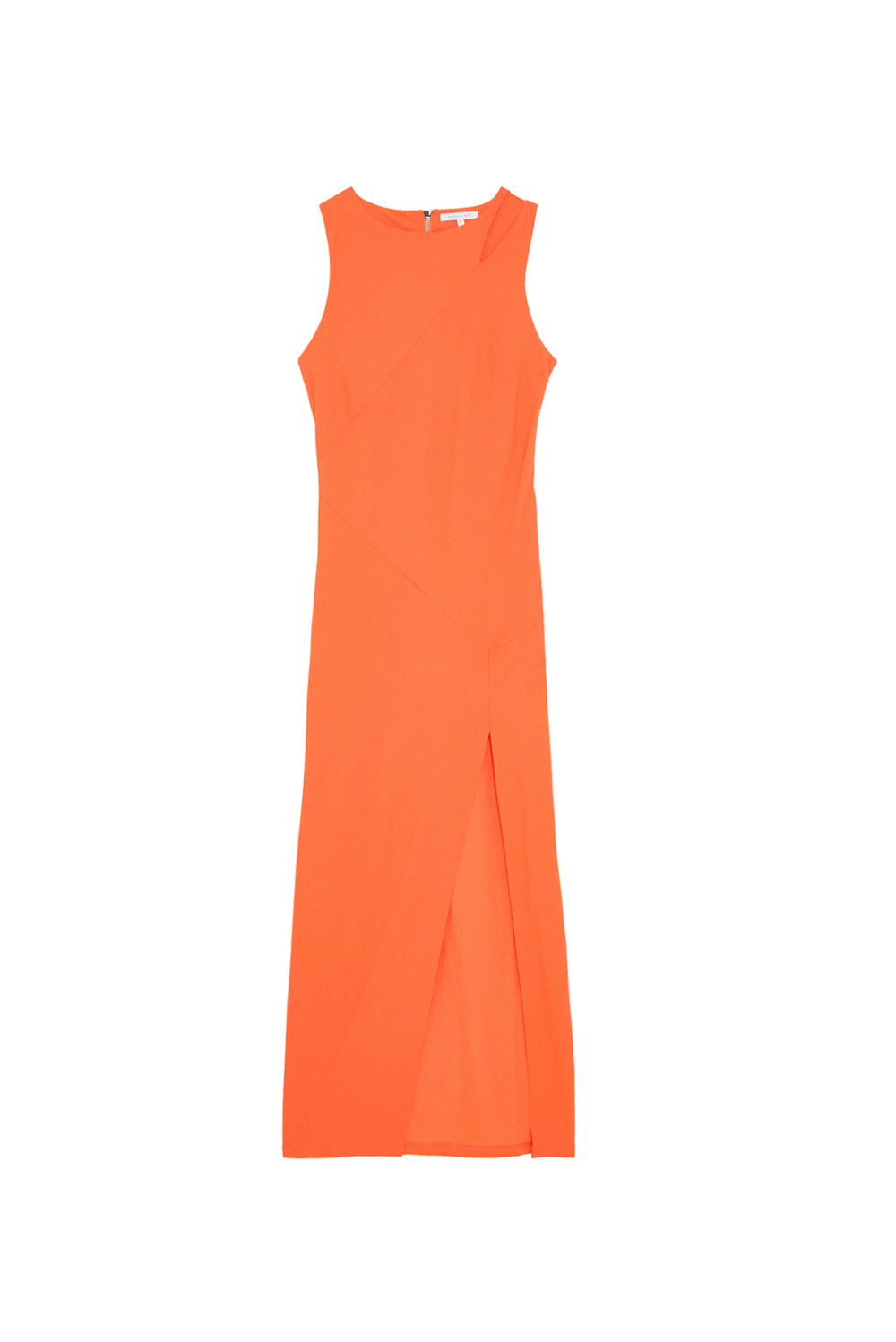  Patrizia Pepe Long Sleeveless Dress Intense Coral Woman - 1