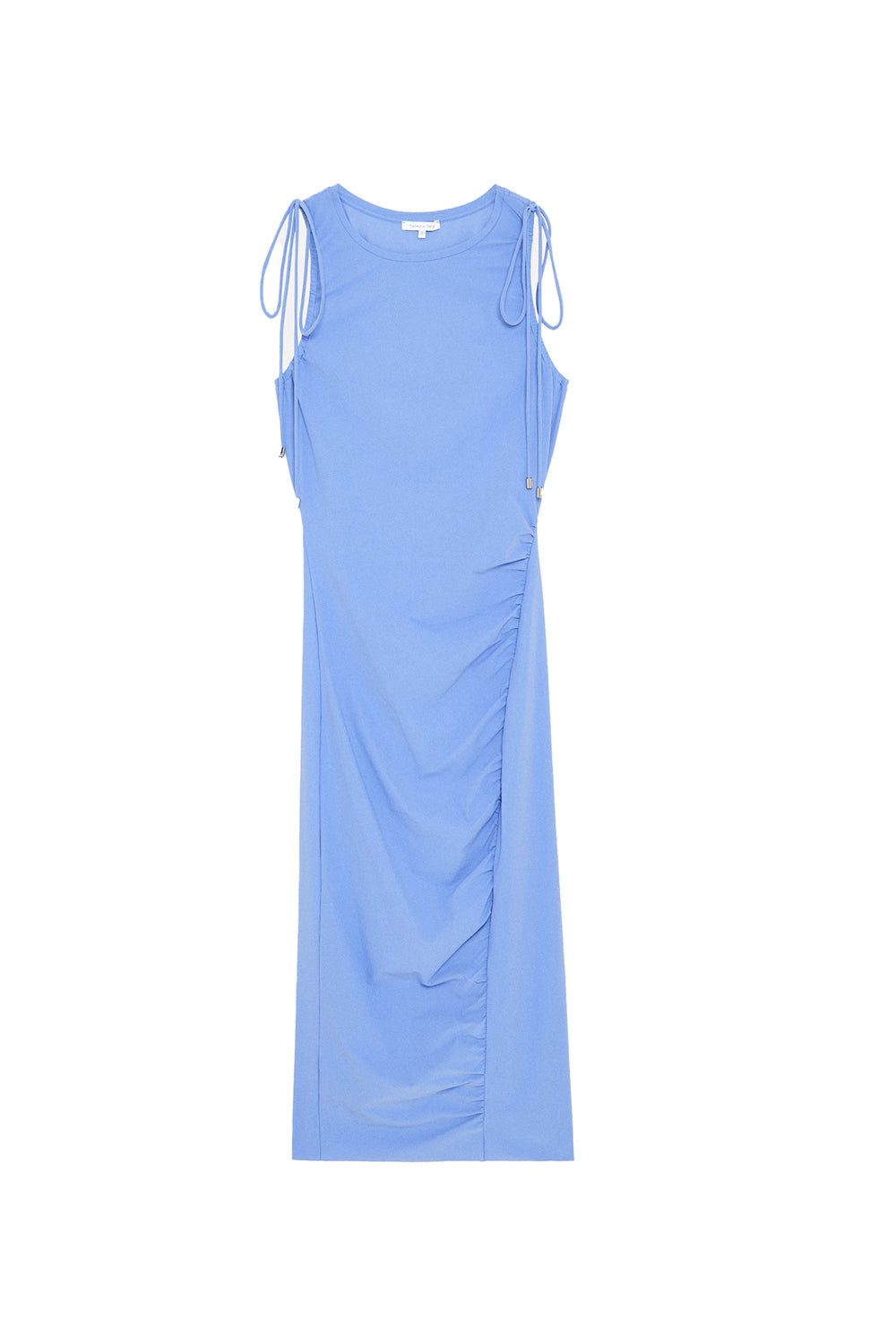  Patrizia Pepe Essential Midi Dress Ceramic Blue Woman - 1