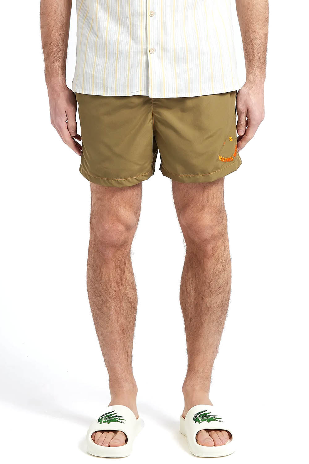  Paul Smith Pantaloncini Beachwear Khaki Uomo - 2