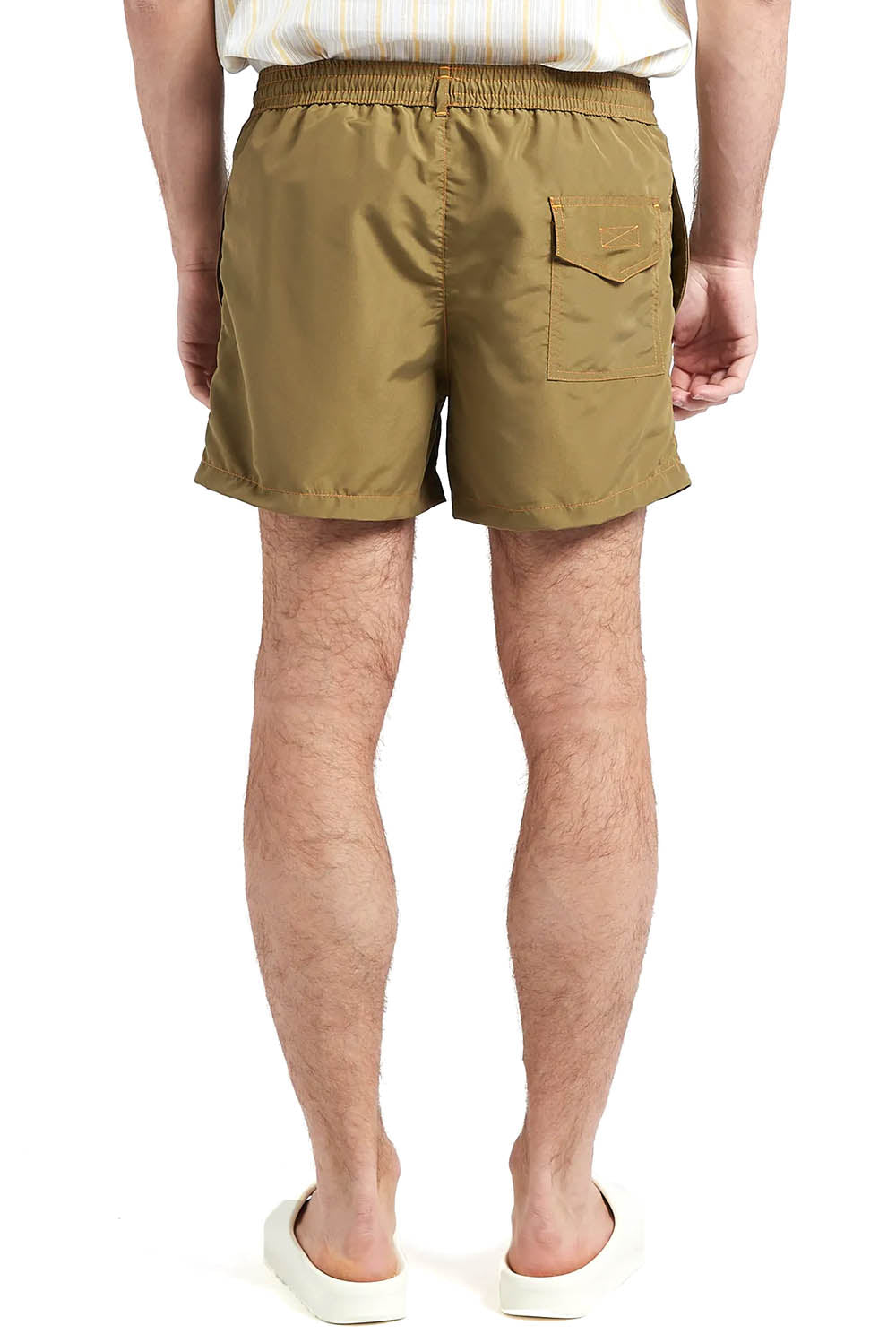  Paul Smith Beachwear Shorts Khaki Uomo - 3