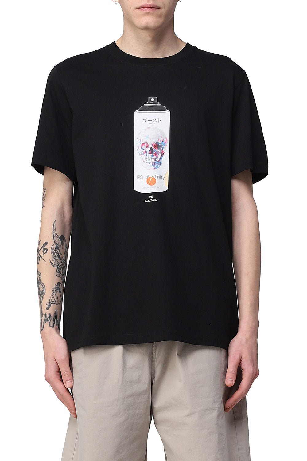  Paul Smith T-shirt With Graphic Print Black Uomo - 2