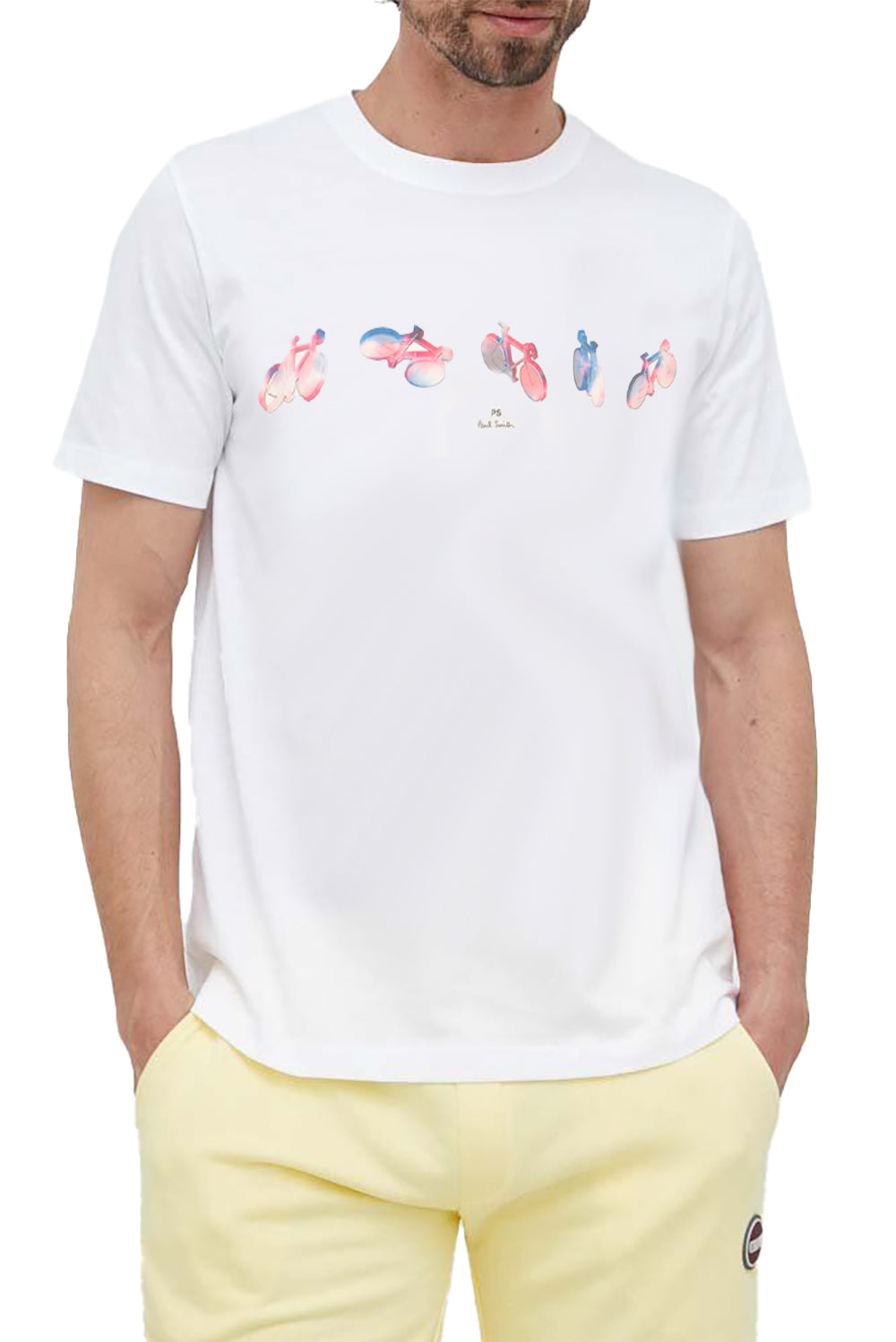  Paul Smith T-shirt With Graphic Print White Uomo - 2