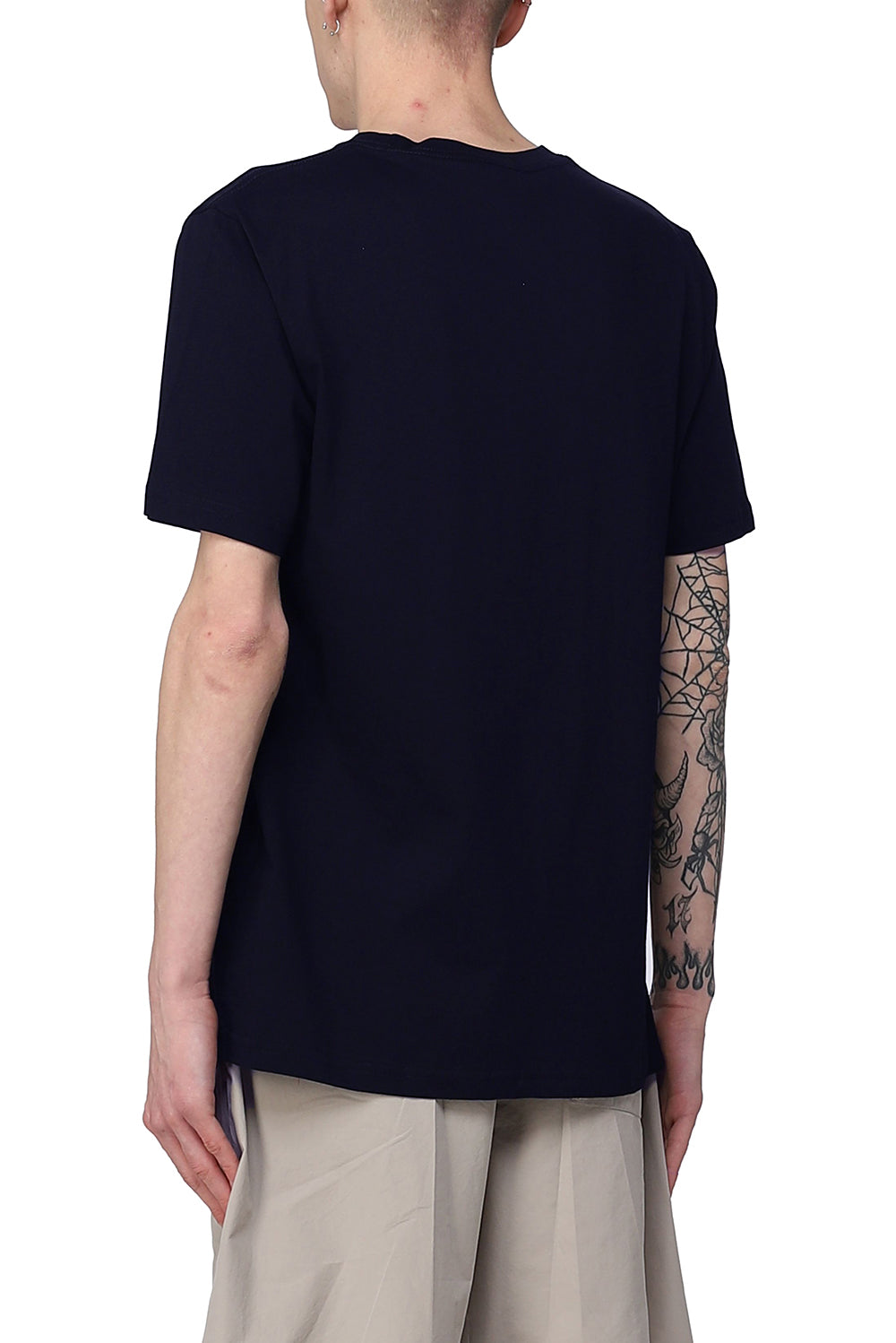  Paul Smith T-shirt With Graphic Print Navy Uomo - 3