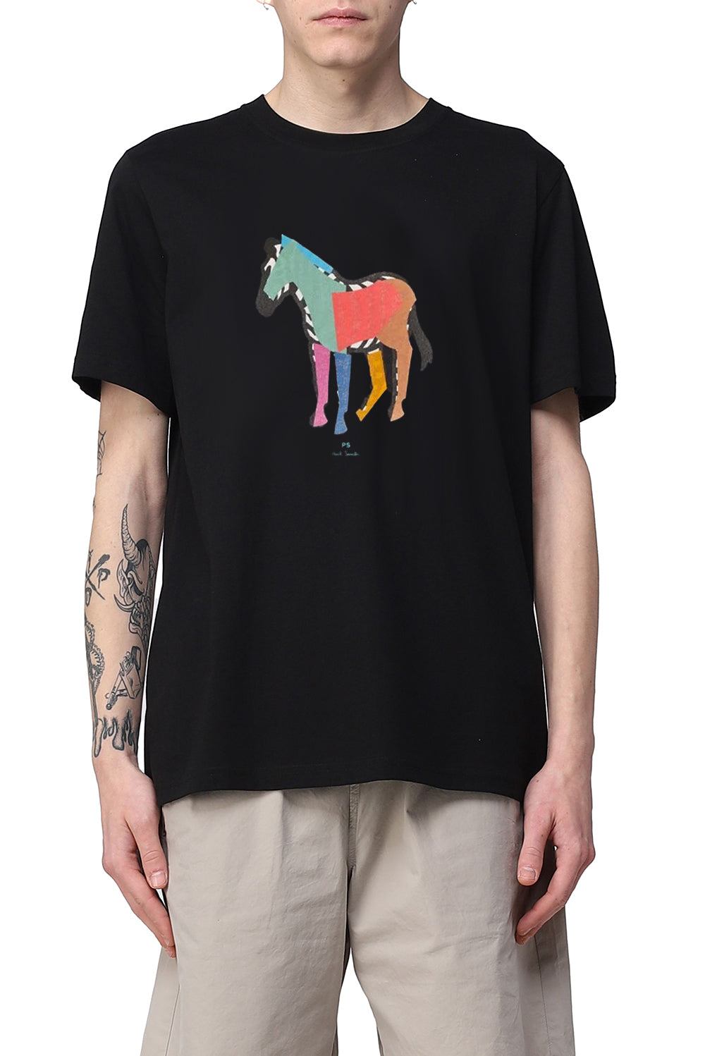  Paul Smith T-shirt With Graphic Print Black Uomo - 2