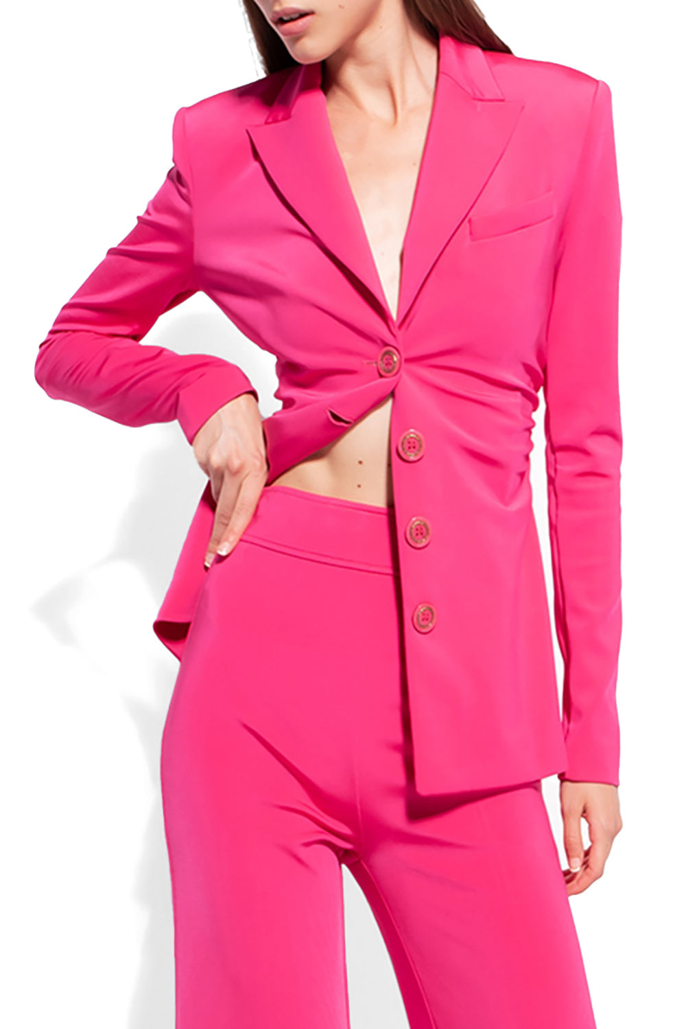  Pinko Blazer Edvige Fuchsia Woman - 2