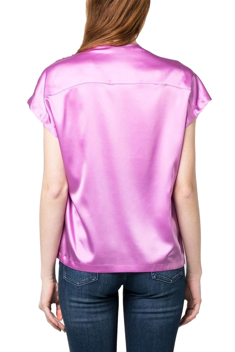  Pinko Satin Stretch Blouse Woman - 3