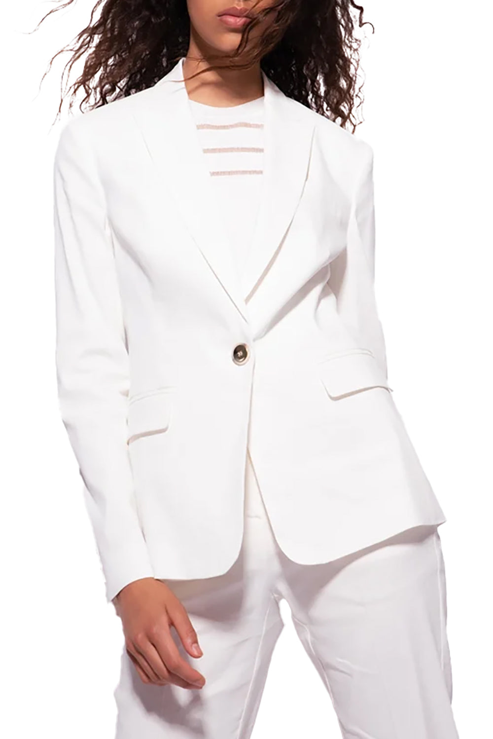  Pinko Blazer Monopetto White Woman - 2