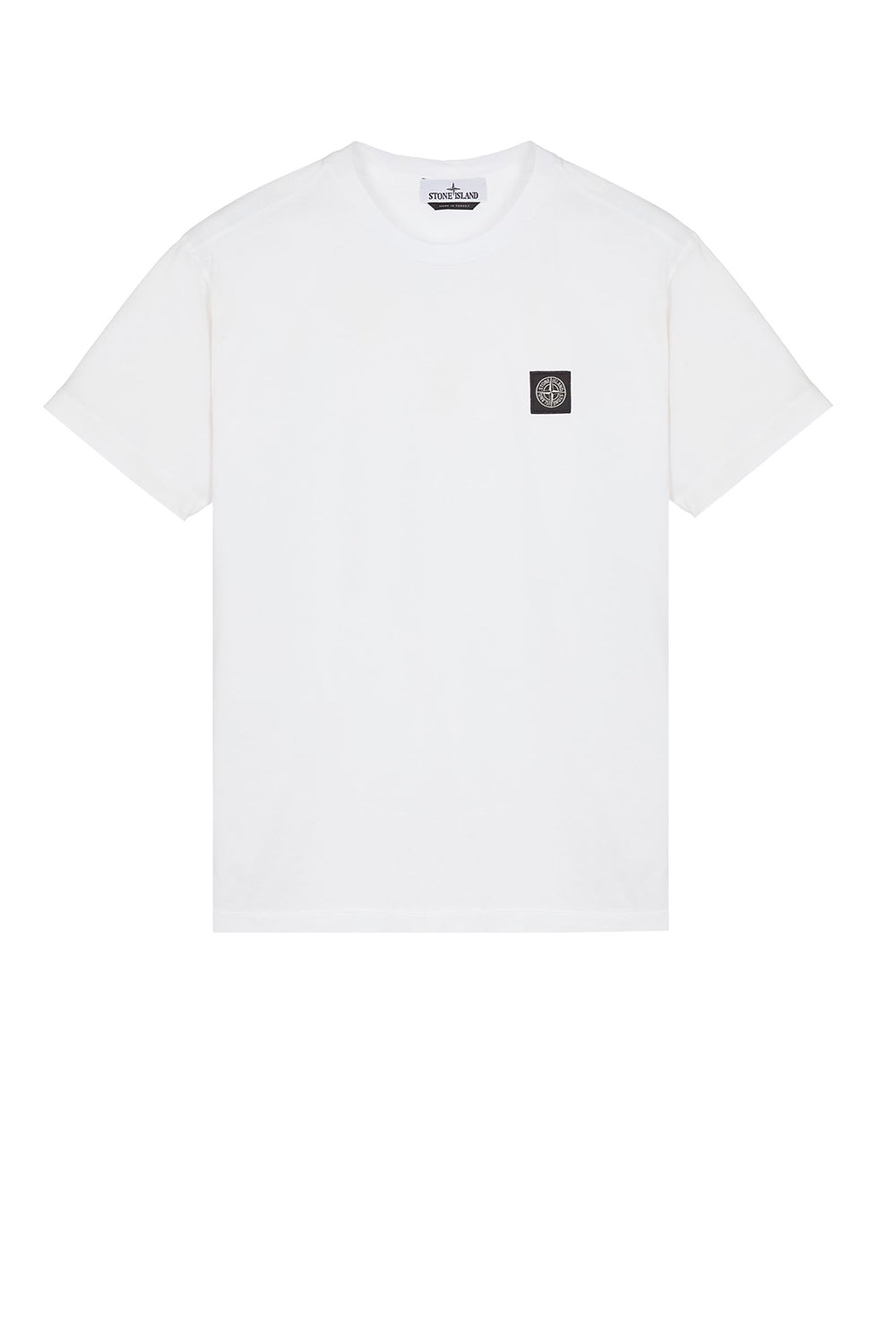  Stone Island Logo T-shirt White Uomo - 1