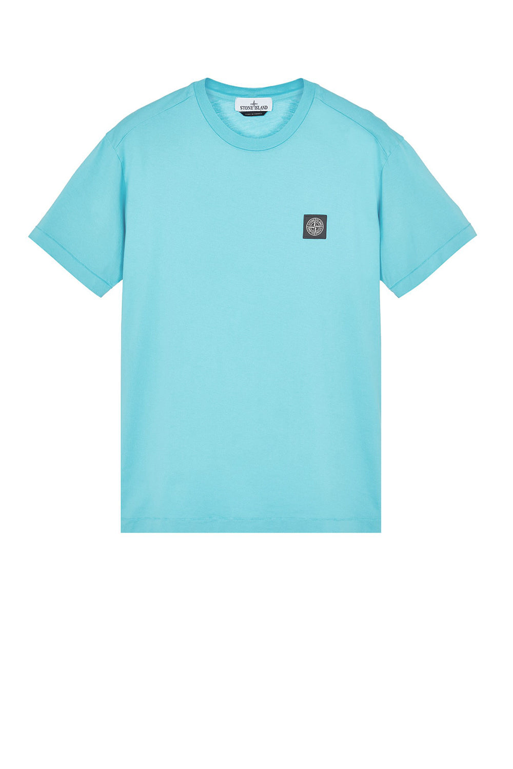  Stone Island T-shirt Logo Skyblue Uomo - 1