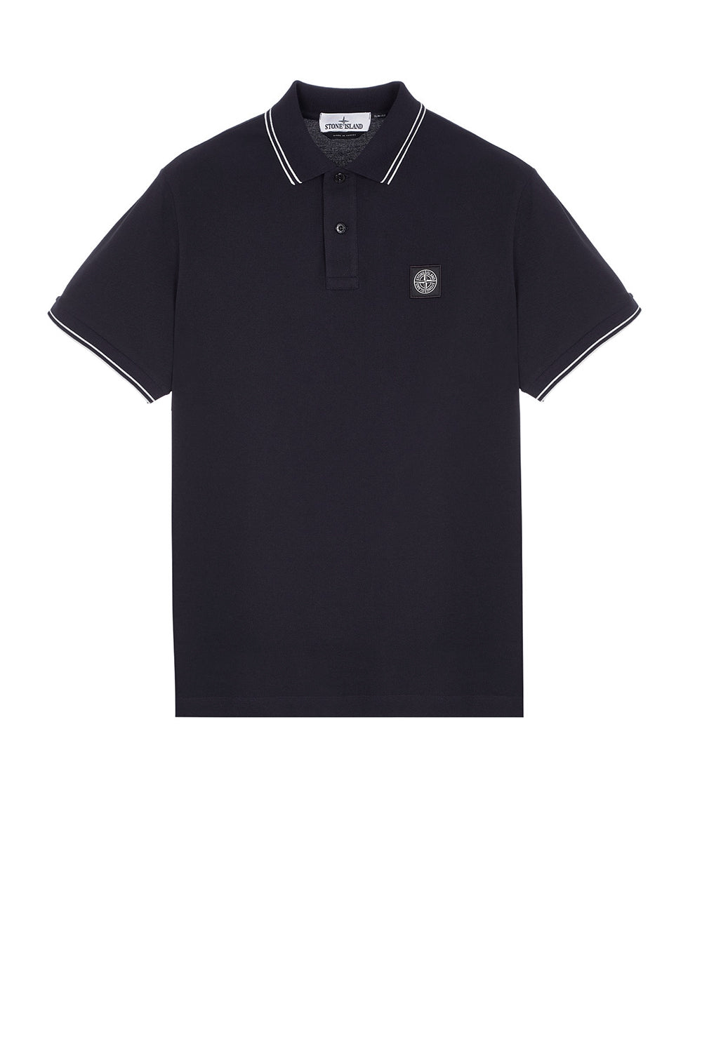  Stone Island Polo Pique' Navy Uomo - 1