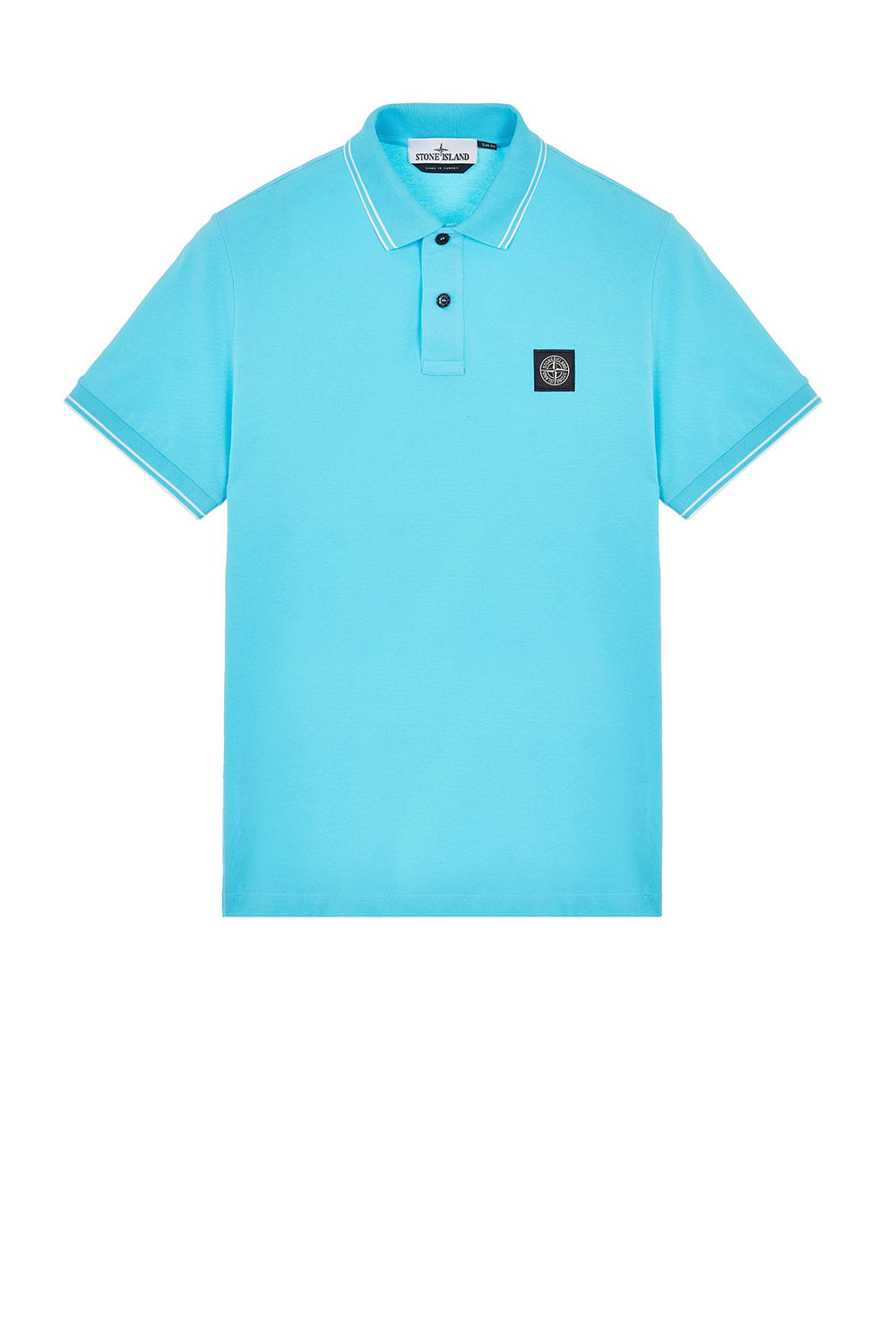  Stone Island Polo Pique' Skyblue Uomo - 1