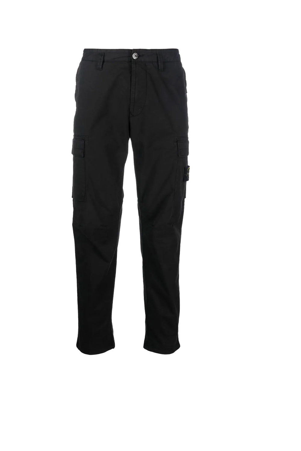  Stone Island Supima Cargo Pants Black Uomo - 1