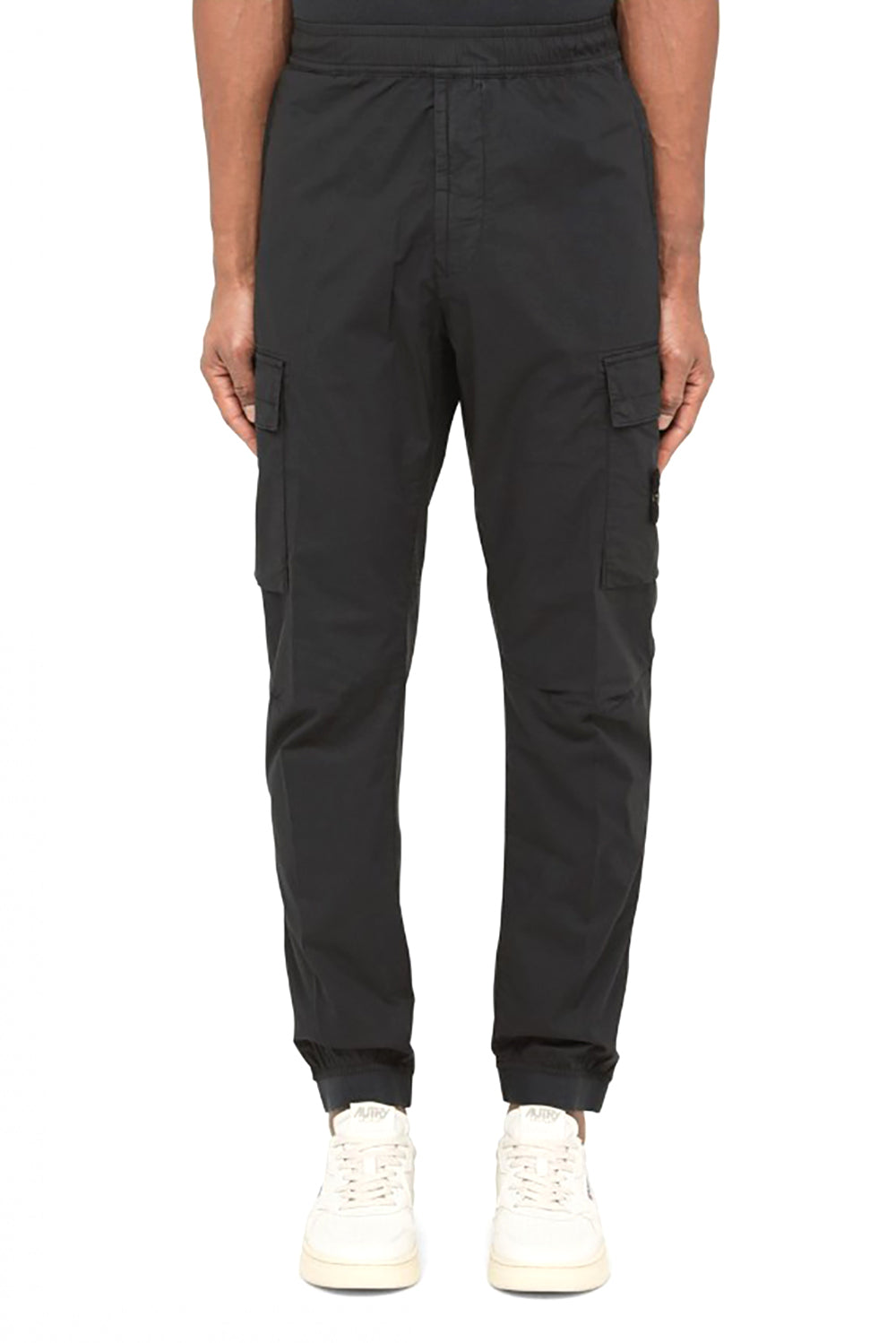  Stone Island Cargo Trousers Black Uomo - 2