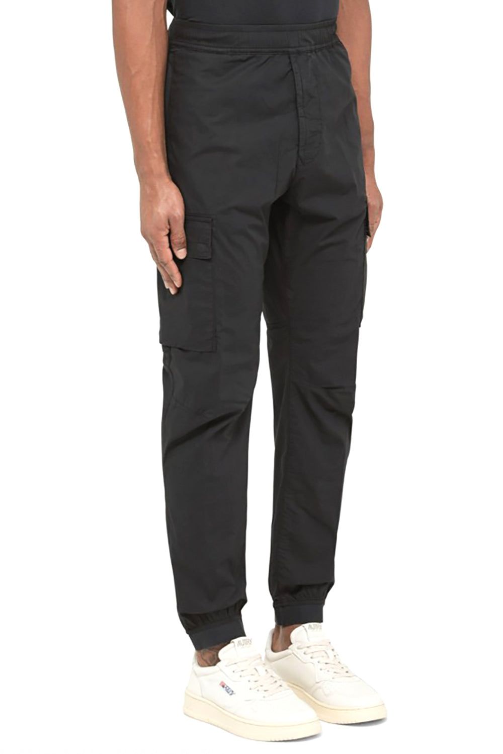  Stone Island Cargo Trousers Black Uomo - 3