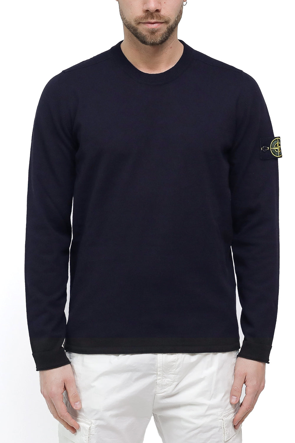  Stone Island Crewneck Navy Uomo - 2