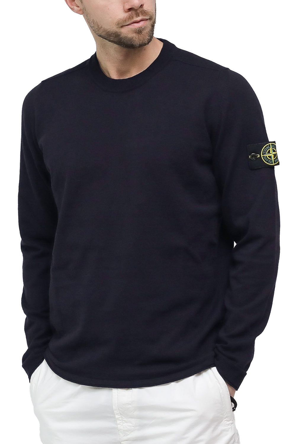  Stone Island Crewneck Navy Uomo - 3