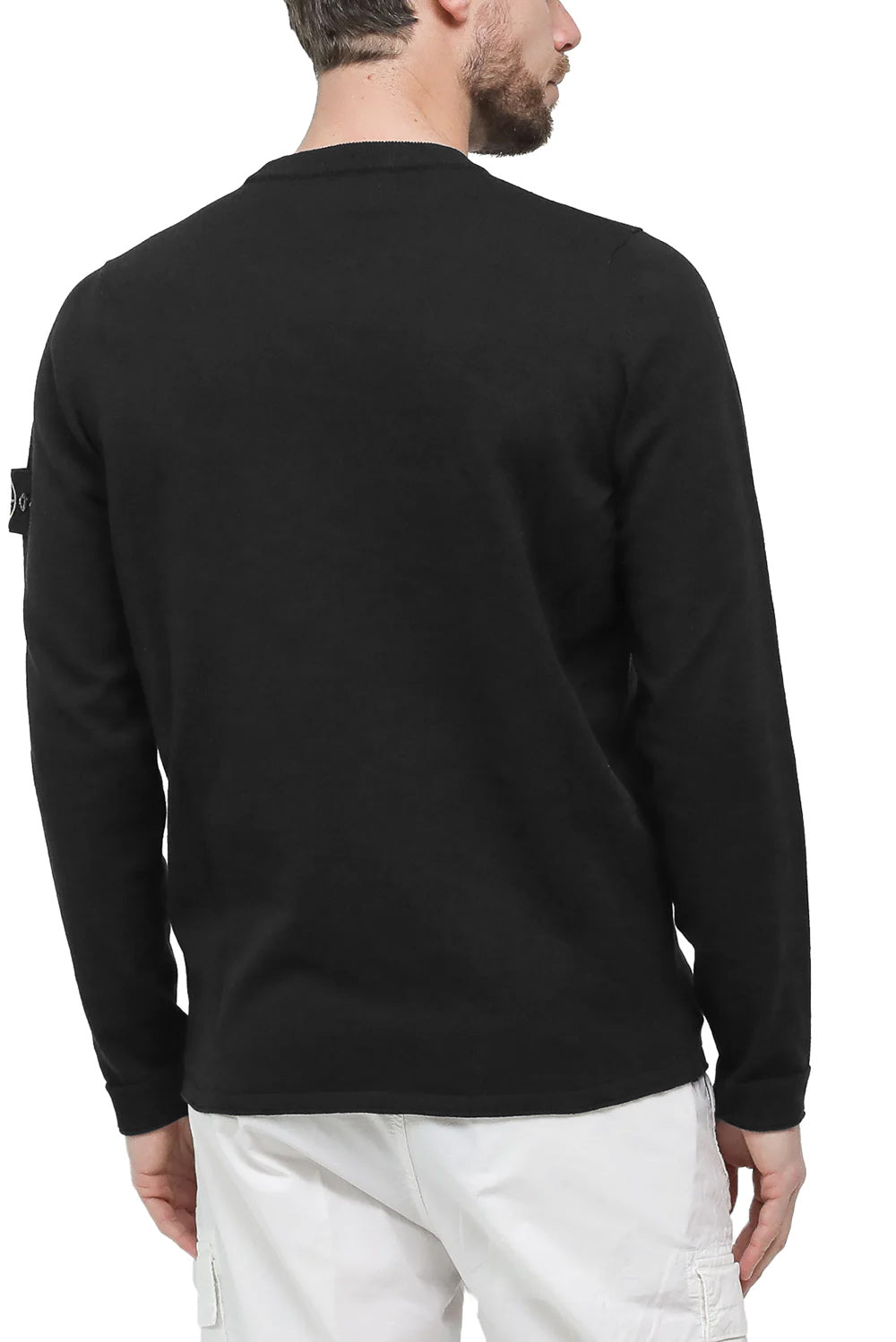  Stone Island Crewneck Black Uomo - 4