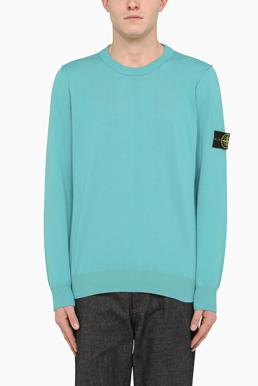  Stone Island Crewneck Skyblue Uomo - 2