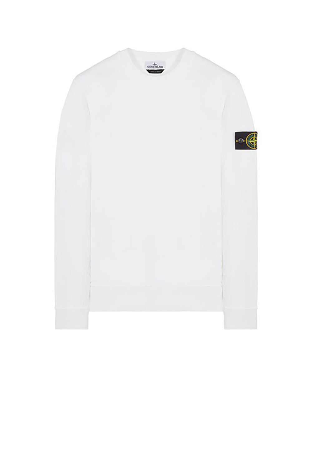  Stone Island Classic Crew Neck Sweatshirt White Uomo - 1